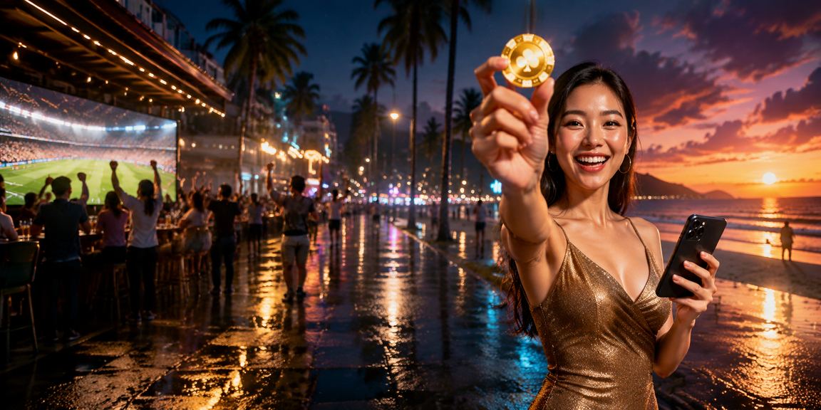 Khung cảnh sòng bài giải trí trên biển Phú Quốc